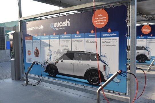 Instructions de lavage carwash Gavere